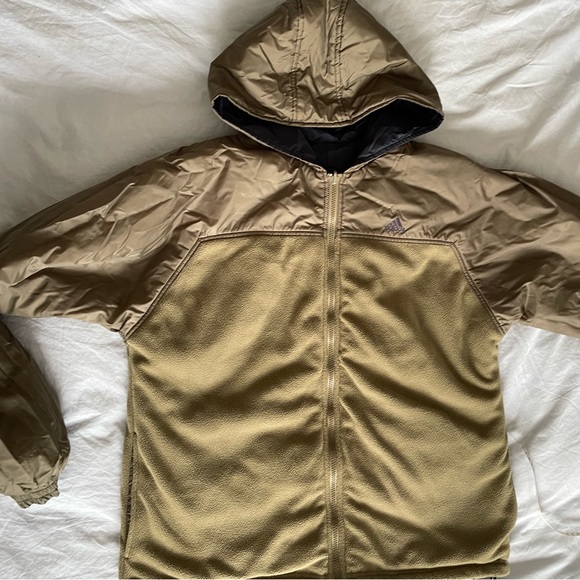 Adidas reversible jacket fleece - Picture 2 of 8